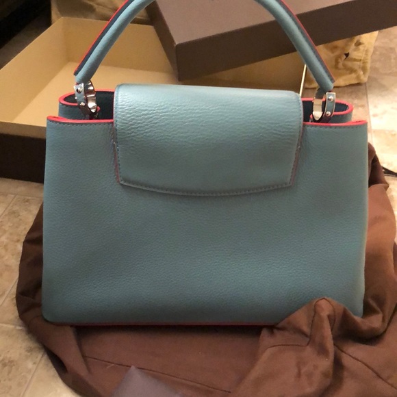 NEW Louis Vuitton MM Capucines Cielo - Picture 7 of 7